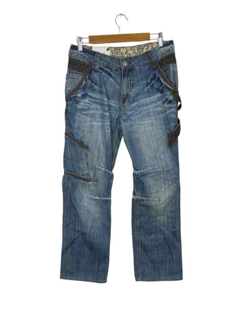 Other Designers Japanese Brand - Japanase brand punk denim multipocket very rare