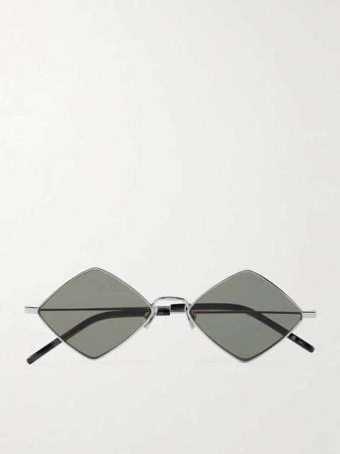 Lisa square-frame metal sunglasses