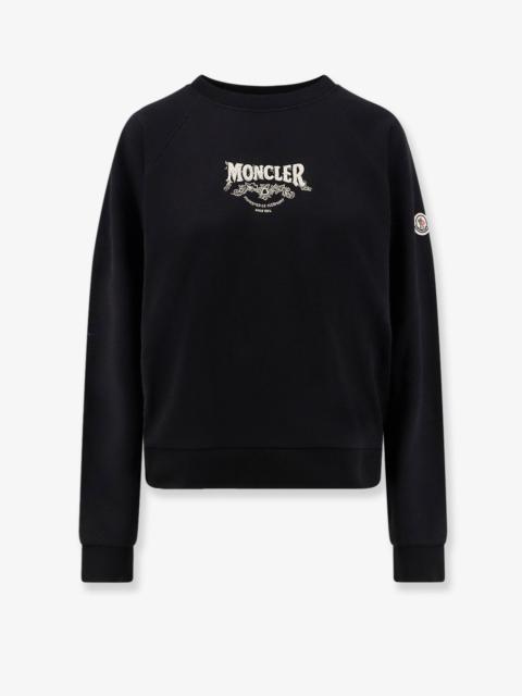 Moncler Moncler Cotton Sweatshirt With Front Logo