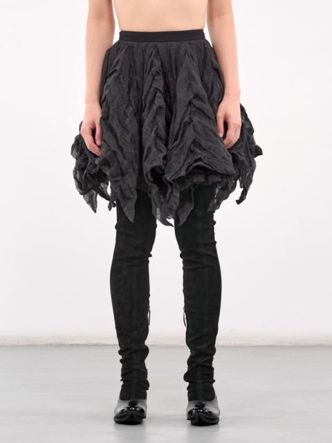 Kiko Kostadinov Wrinkled Ruffle Mini Skirt