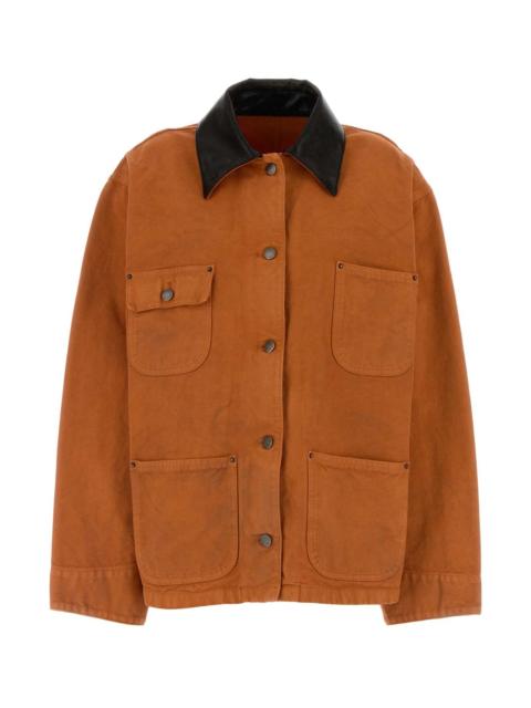 Prada Prada Women Orange Denim Jacket