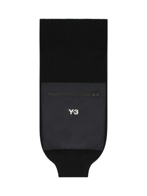 Y-3 Knitted Wool Scarf