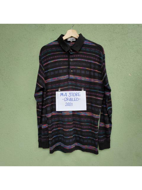 Other Designers Bally - Vintage BALLY Native Nice Design Polos Shirt
