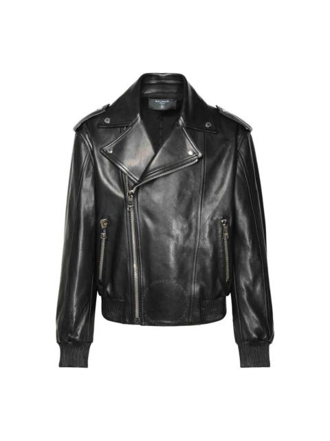 Balmain Balmain Leather Bomber Jacket