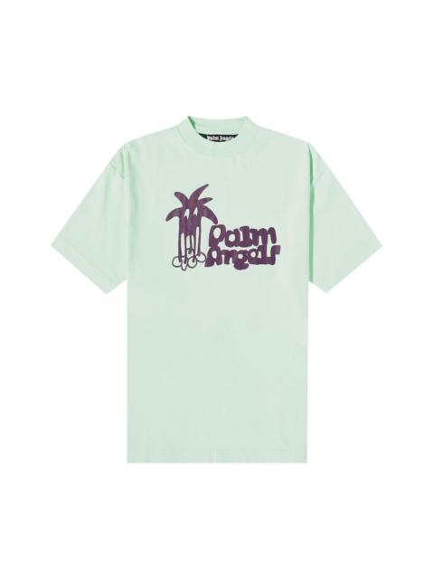 Palm Angels Palm Angels Douby Classic Tee 'Light Green/Purple'