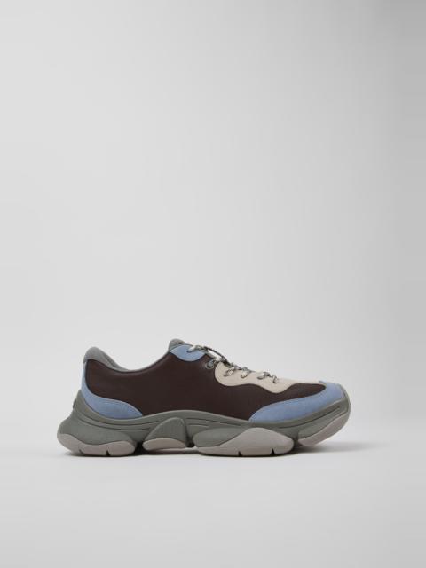 CAMPERLAB Multicolor Leather and Nubuck Sneakers for Men.