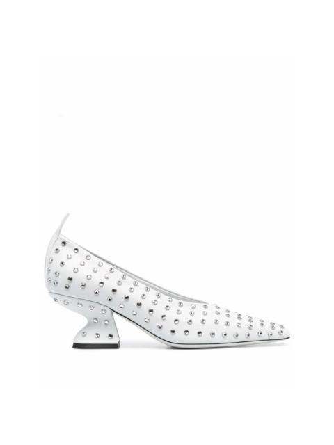 FERRAGAMO Ferragamo Womens Blue Pumps Heels