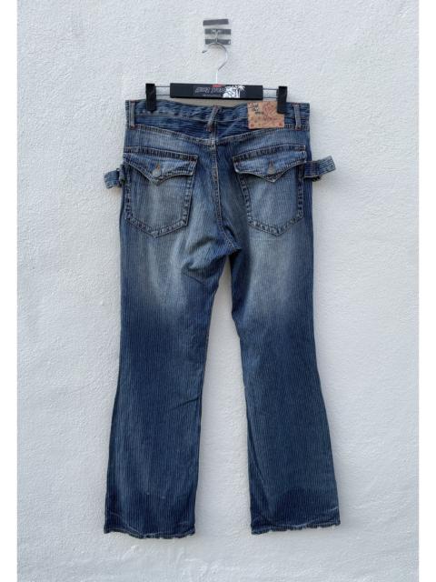 Other Designers PPFM - PPFM Striped Side Buckles Pants 20th Anniversary Pants