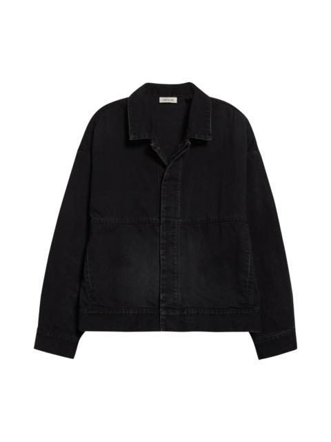 Fear of God Denim Trucker Jacket in Black at Nordstrom