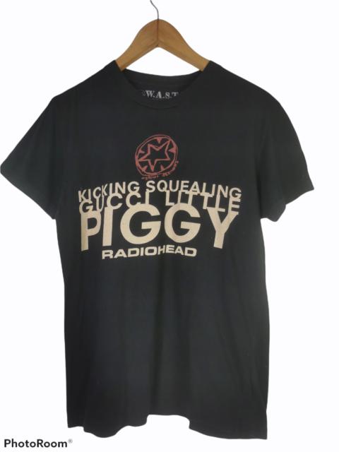 Other Designers Vintage - Radiohead 'Kicking Squealing Gucci Little Piggy' Band Tee