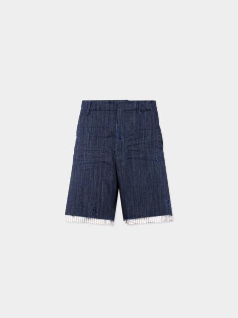 DSQUARED2 RIPPED AND RAW-CUT SNATCH SHORTS