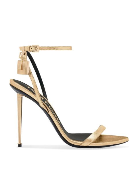TOM FORD Tom Ford Women Golden Patent Leather Stiletto High Heel Pumps