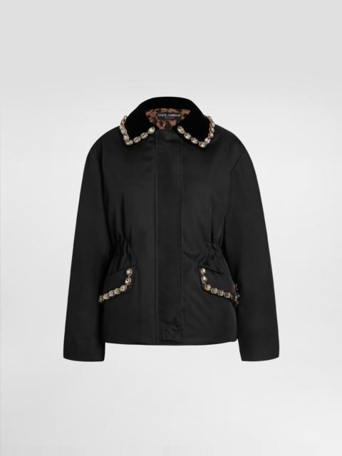 Dolce & Gabbana Nylon jacket with embossed logo