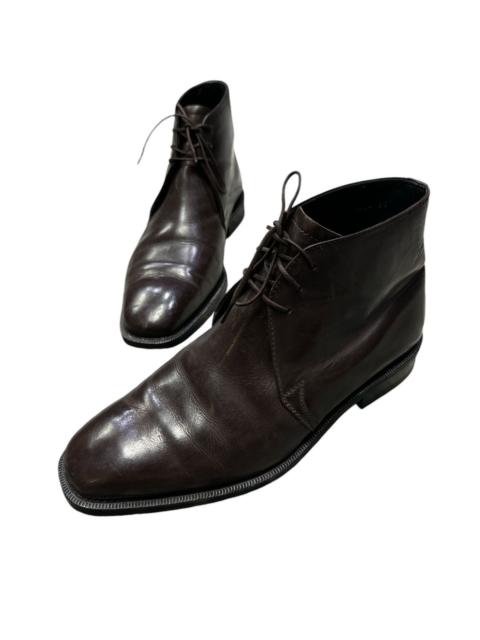 Burberry VTG BURBERRYS LEATHER DESERT BOOTS