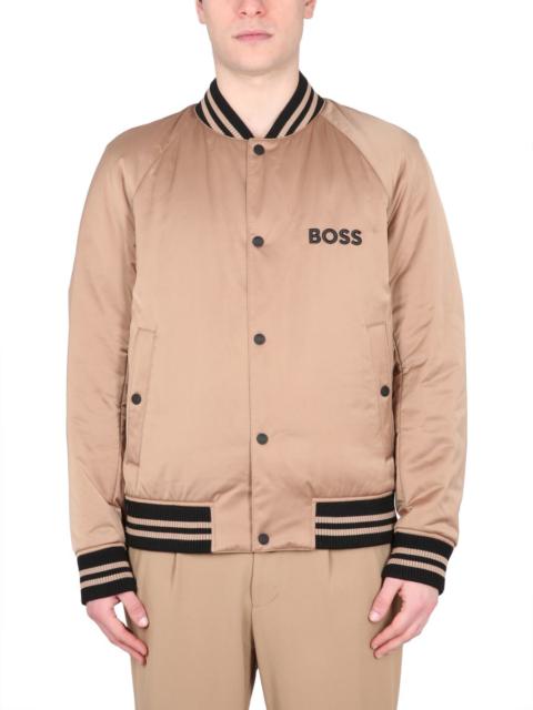 BOSS Boss Men Bomber Jacket With Logo
