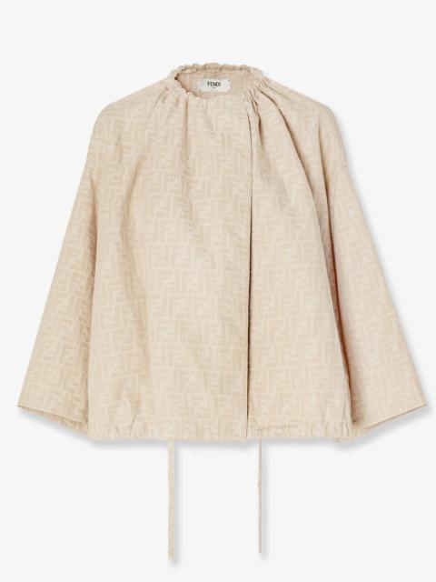 FENDI Fendi Women Ff Cotton And Linen Jacket