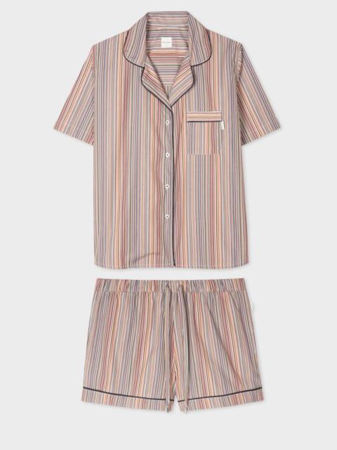 Paul Smith 'Signature Stripe' Short Pyjama Set