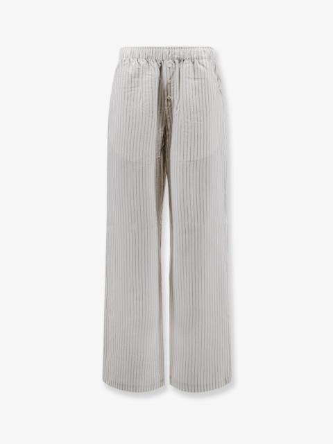 RÓHE Rohe Silk Trousers With Striped Pattern