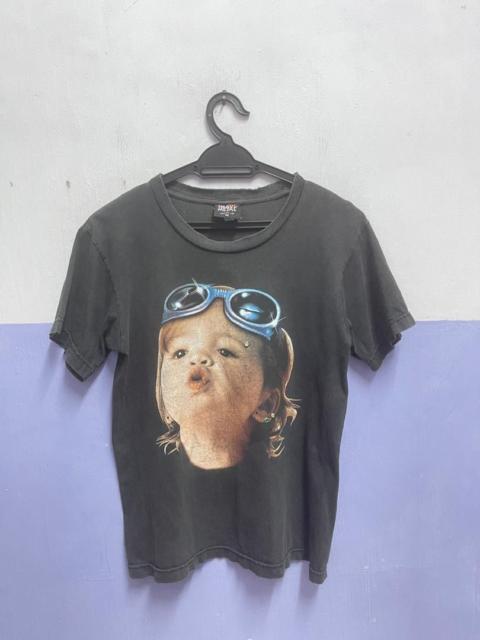 Other Designers Band Tees - Vintage 90s PUNK KID Piercing Sun Faded T Shirt