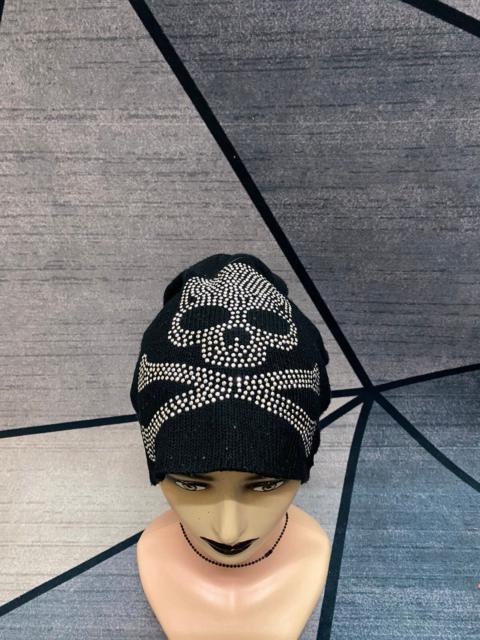 Other Designers Skulls - Unknown Sparkling Skull Skeleton Punk Beanie Hat