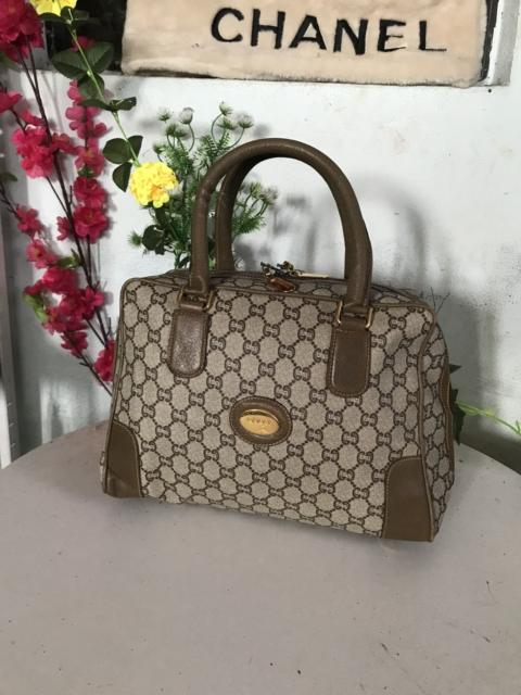 Other Designers Paolo Gucci - Vintage Gucci Plus GG Boston Bag
