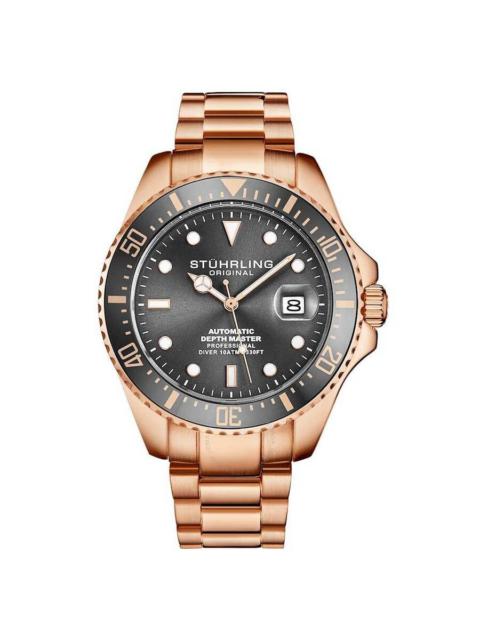 Other Designers Stuhrling Original Aquadiver Grey Dial Men's Watch M15723