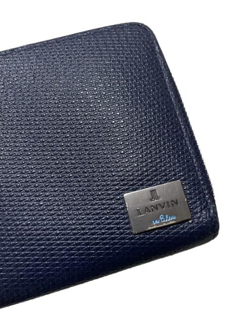 Lanvin LANVIN EN BLEU ITALIAN CHROME TANNED LEATHER LONG WALLET