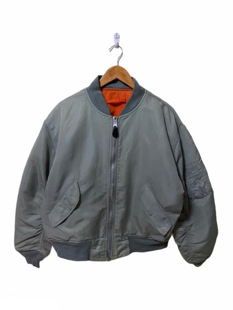 Other Designers Vintage - Vintage Alpha Industries Reversible Bomber Flight Jacket