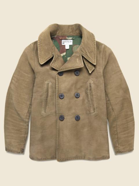 RRL by Ralph Lauren Leahy Junglecloth Peacoat - Olive