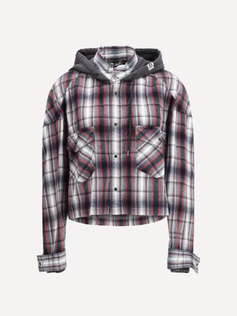 Maison MIHARAYASUHIRO Hoodie Combine Checkered Shirt