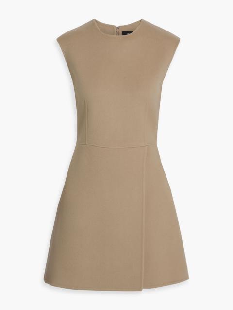Theory Wool and cashmere-blend felt mini dress