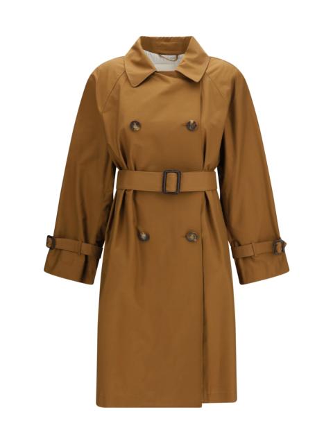 Other Designers Max Mara The Cube Women Double-Breasted Belted Coat