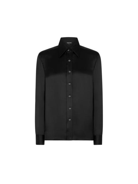 TOM FORD FLUID CHARMEUSE SILK SHIRT