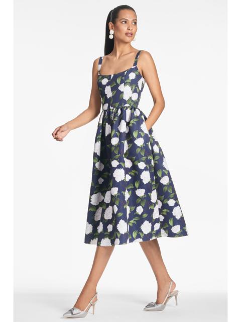 SACHIN & BABI Olena Dress - Navy/Ivory Moonlit Garden