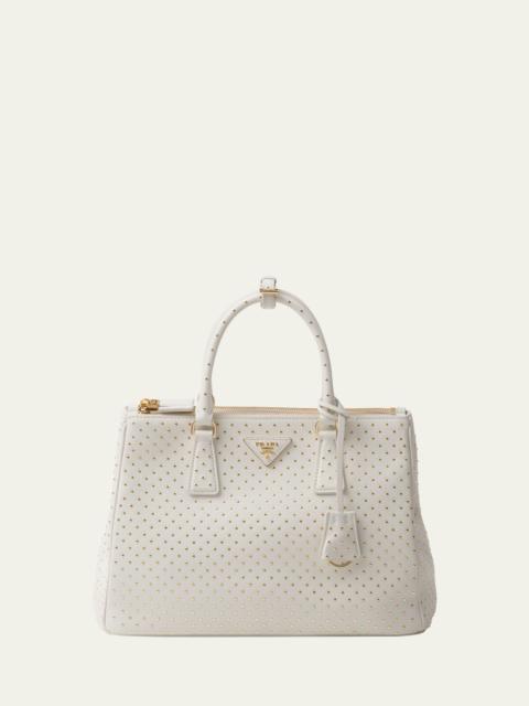 Galleria Studded Leather Top-Handle Bag