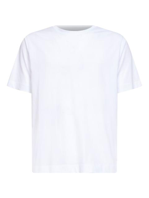 Dries Van Noten Dries Van Noten Men White Jersey Regular-Fit Crewneck T-Shirt