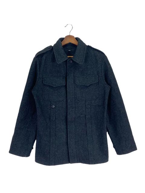 Other Designers Vintage RetroGrade Black Wool Button Jacket