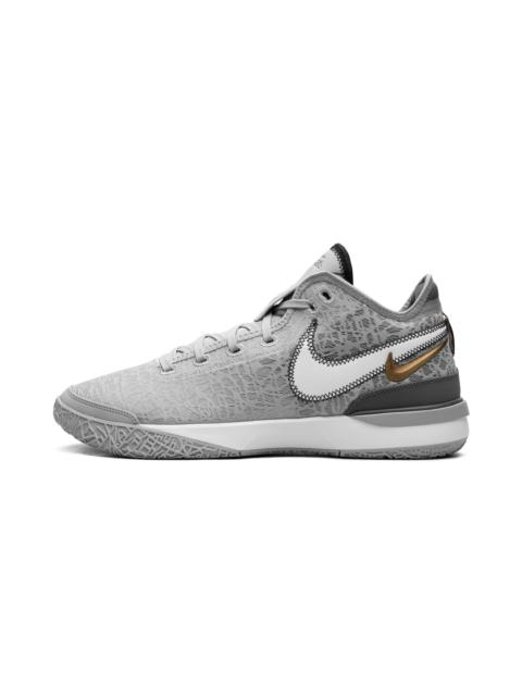 Nike Zoom LeBron NXXT Gen "Wolf Grey Metallic Gold"