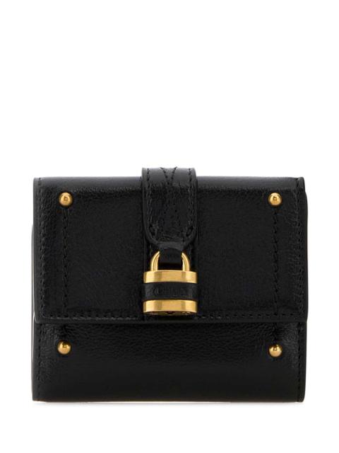 Chloé Chloe Women Black Leather Mini Paddington Wallet
