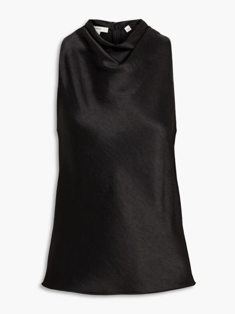 Other Designers Draped satin top