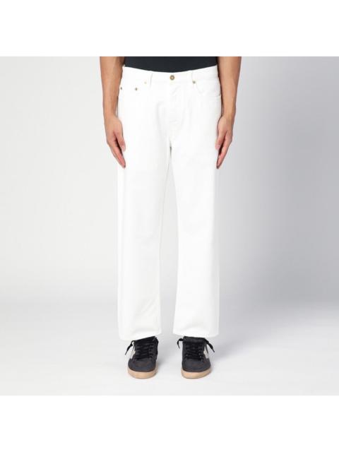 Golden Goose Golden Goose White Straight-Leg Skate Jeans Men