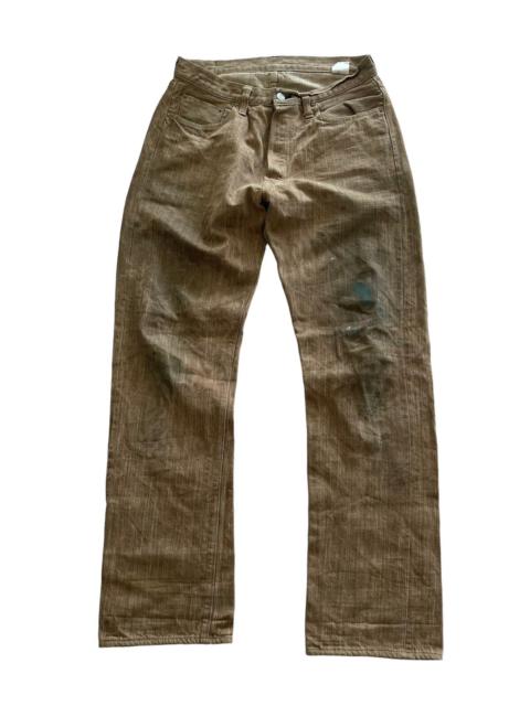 Other Designers Sugar Cane - Sugarcane Persimmon Dyed Kakishibu Selvedge Denim Jeans