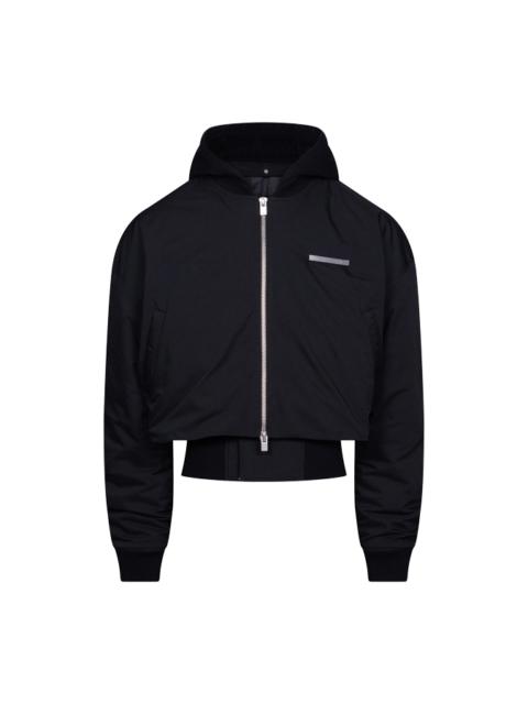 AW24 PNEUMATIC BOMBER JACKET — BLACK