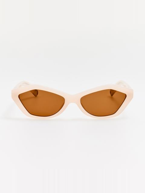 JACQUEMUS Bambino Sunglasses in Pearl