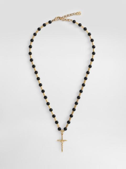 Dolce & Gabbana Metal necklace with logo