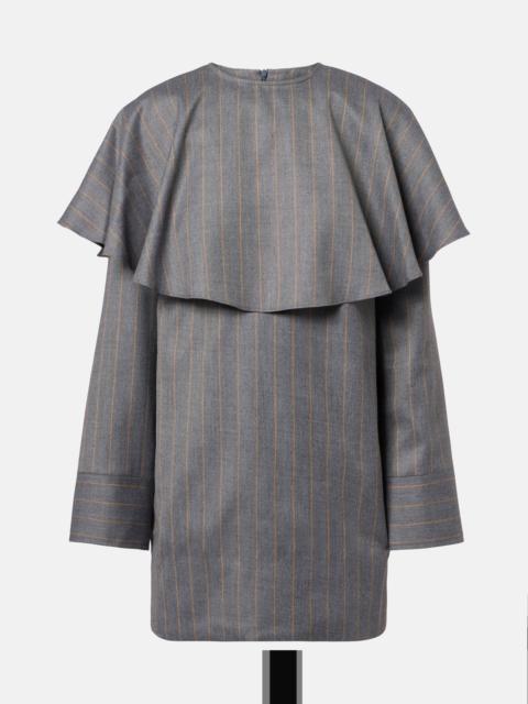 GANNI Pinstripe minidress