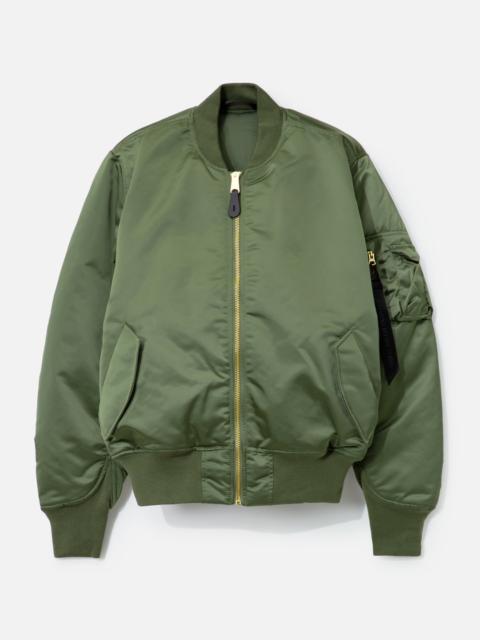 ALPHA INDUSTRIES MA-1 BASE FLIGHT BOMBER JACKET