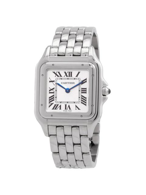 Pre-owned Cartier Panthère De Cartier Silver Dial Ladies Watch WSPN0011