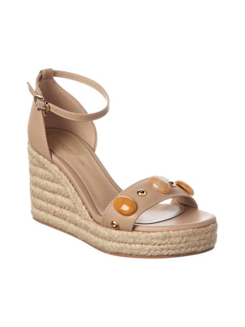 Gianvito Rossi Gianvito Rossi Leather Wedge Sandal