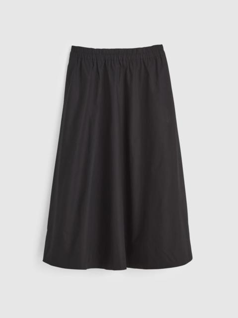 Madewell A-Line Midi Skirt in Poplin